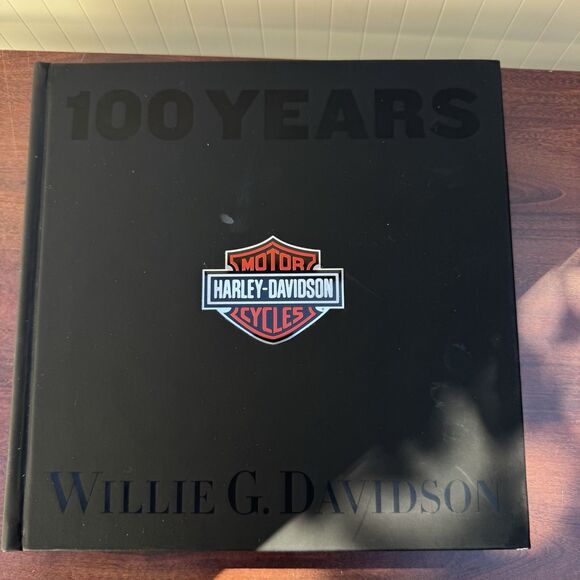 Other - Harley Davidson "100 Years" Hard Cover Book by Willie G. Davidson. 1st Edition